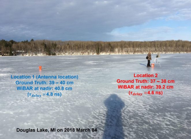 ice thickness location 1 vs 2